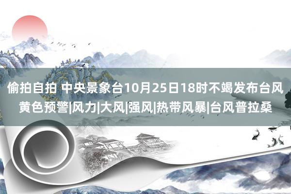 偷拍自拍 中央景象台10月25日18时不竭发布台风黄色预警|风力|大风|强风|热带风暴|台风普拉桑